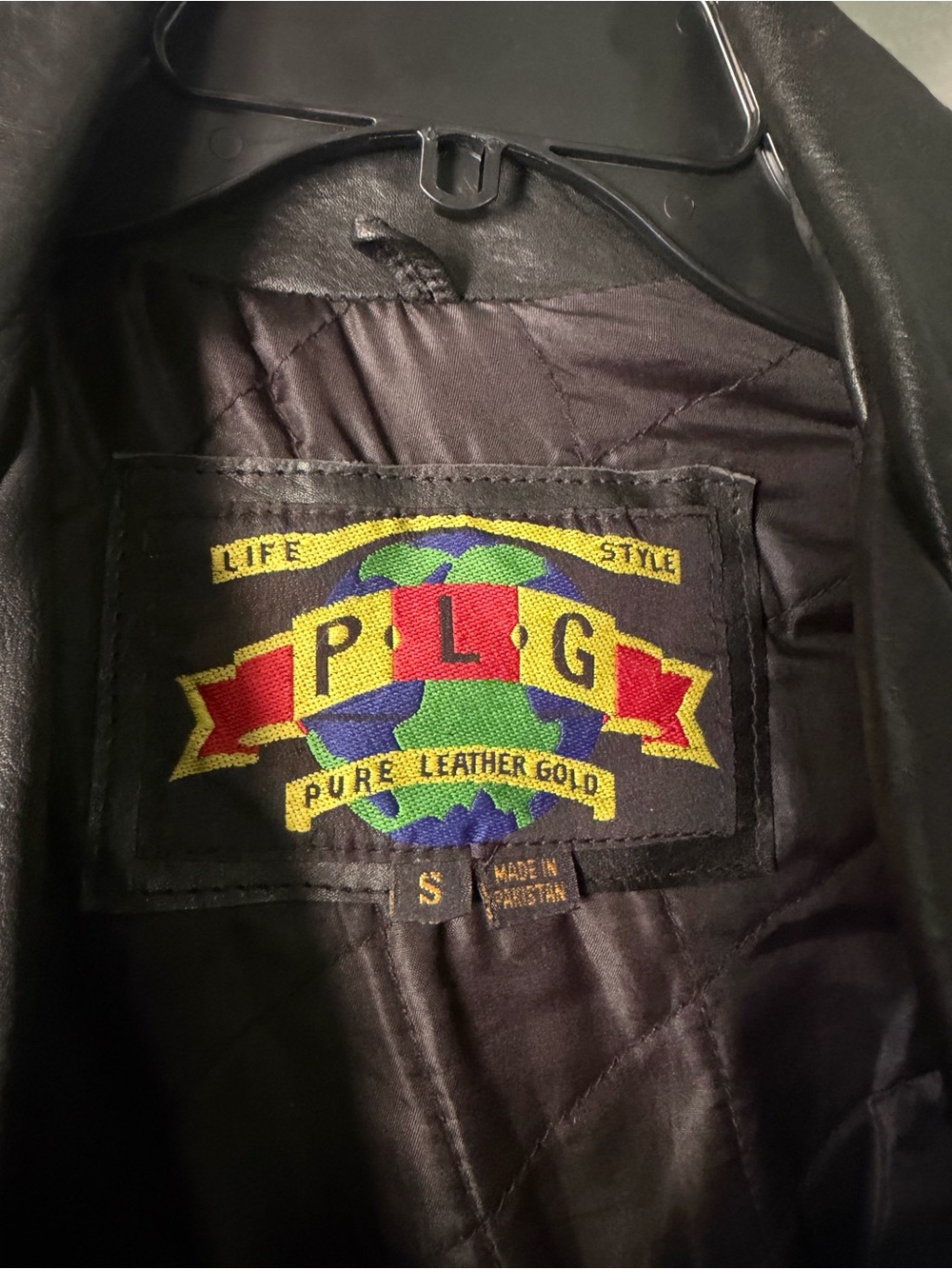 PLG Black Genuine Leather Cropped Moto Jacket with Belt - Picture 2 of 10